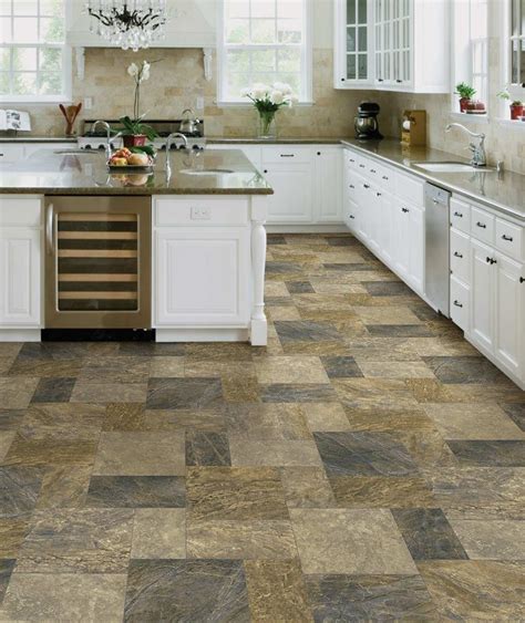 kitchen floor linoleum tiles